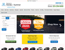 Tablet Screenshot of hondaofsumner.com